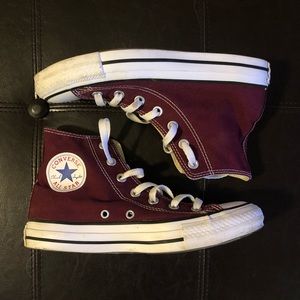 Converse All Star High Tops MAROON